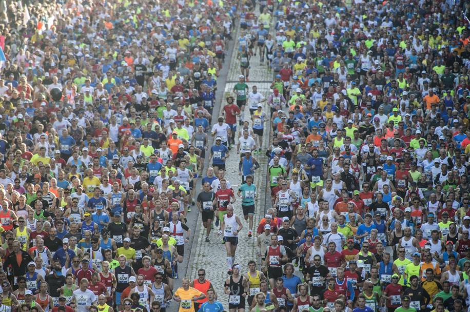 42esima edizione della Maratona di Berlino. Germania. (Afp)